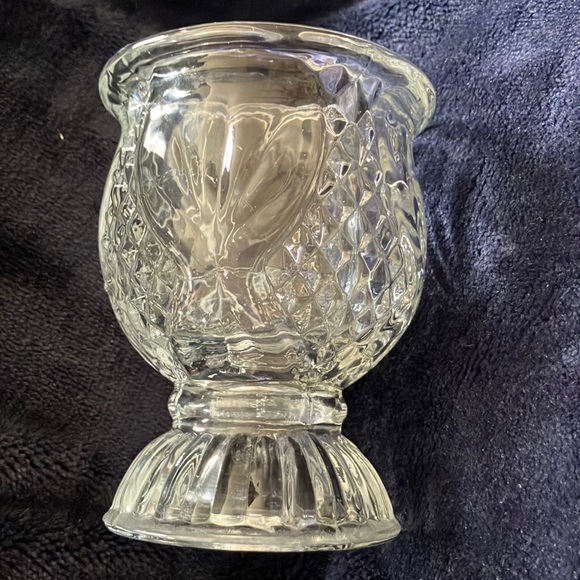 PartyLite Orange‎ Votives and Avon Crystal Glass Candle Holder Set - Picture 3 of 13